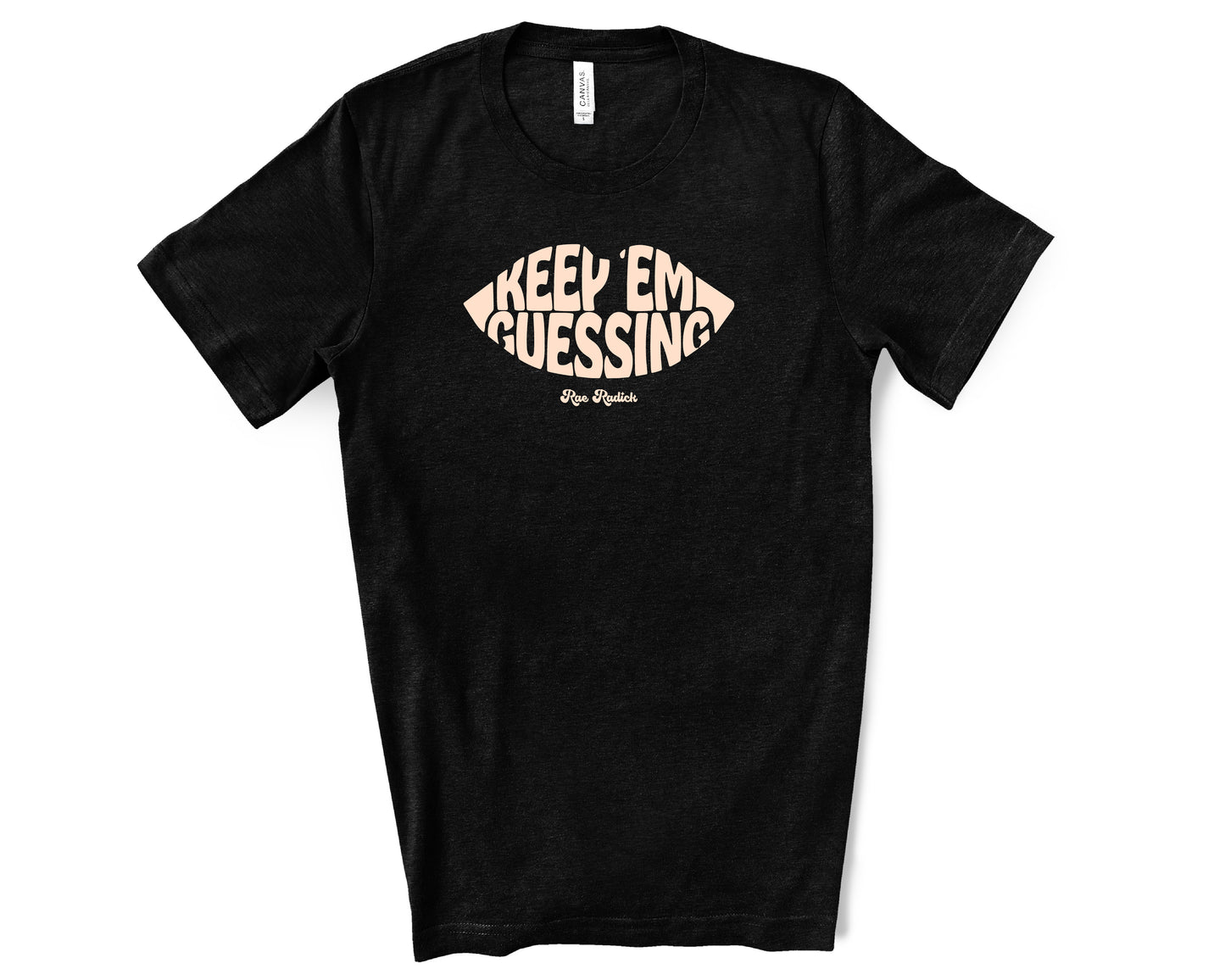 Keep 'Em Guessing Lips Design T-Shirt