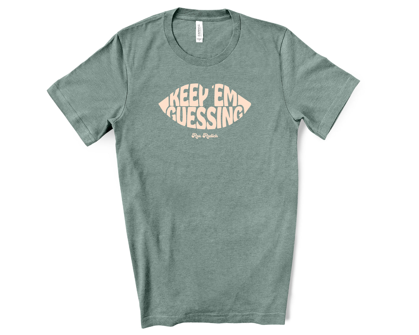 Keep 'Em Guessing Lips Design T-Shirt