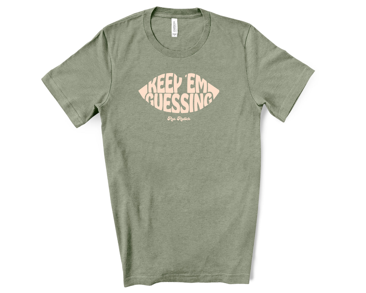 Keep 'Em Guessing Lips Design T-Shirt