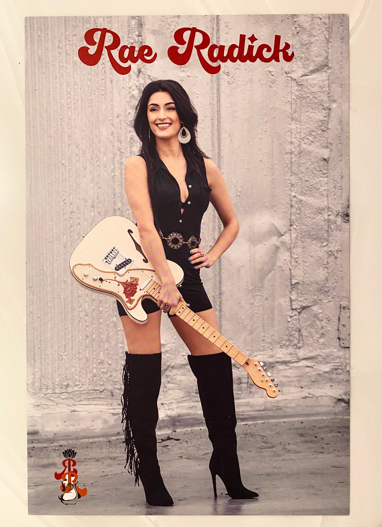Rae Radick Telecaster Guitar Poster