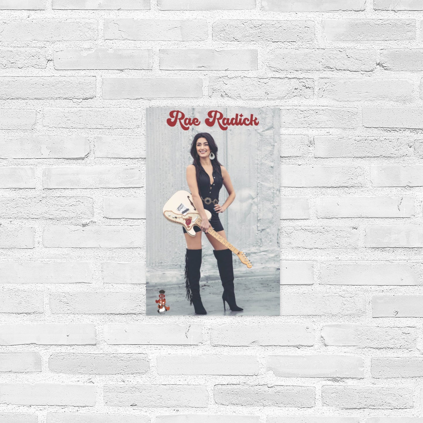 Rae Radick Telecaster Guitar Poster