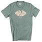 Keep 'Em Guessing Lips Design T-Shirt