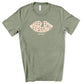 Keep 'Em Guessing Lips Design T-Shirt